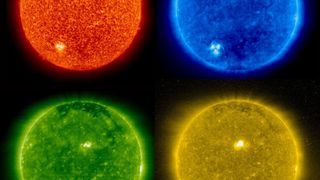 Welcome Back Sunspots With The Many Colors Of Solar Pop Art